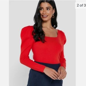 NWT Banana Republic Square Neck Sweater Top